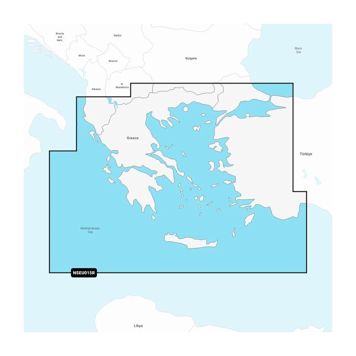 Garmin Navionics Harita Kartı Marmara ve Ege Bölgesi