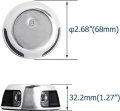 Burun İskele Sancak Feneri Tekli Krom 12V Led