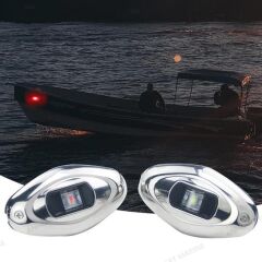 Krom Led İskele Sancak Lambası 12V
