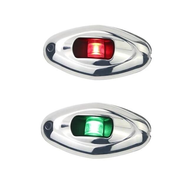 Krom Led İskele Sancak Lambası 12V