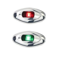 Krom Led İskele Sancak Lambası 12V