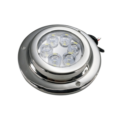 Su Altı Lambası 6 Ledli Yuvarlak 12-30V Mavi