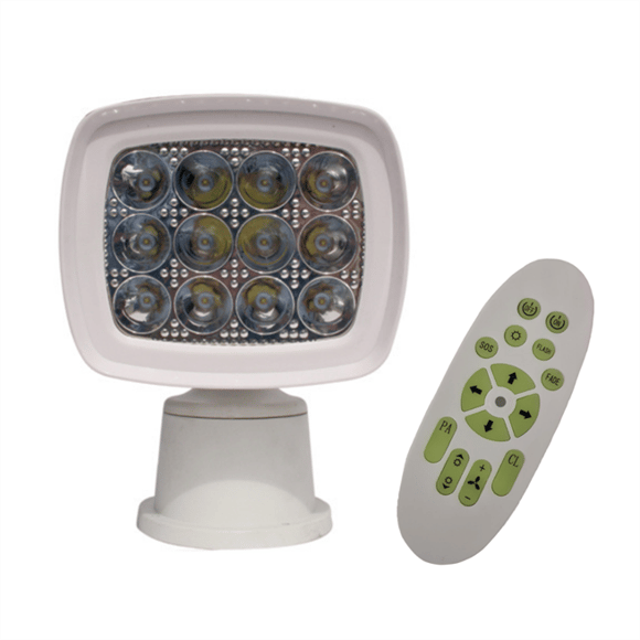 Uzaktan Kumandalı Projektör 12-24V 27 W Led Beyaz