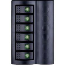 Bfy 6'lı Switch Panel, Işıklı ve Otomatik Sigortalı