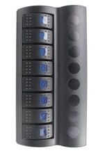 Bfy 8'li Switch Panel,Kırmızı Işıklı ve Otomatik Sigortalı