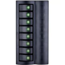 Bfy 8'li Switch Panel,Kırmızı Işıklı ve Otomatik Sigortalı