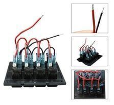 Bfy 8'li Switch Panel,Kırmızı Işıklı ve Otomatik Sigortalı
