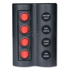 Bfy 4'lü Switch Panel, Işıklı ve Otomatik Sigortalı