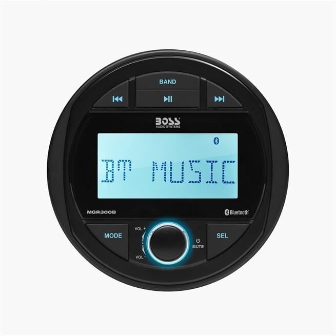 BOSS Audio Systems MGR300B AUX USB Girişli Bluetoothlu Marin Teyp