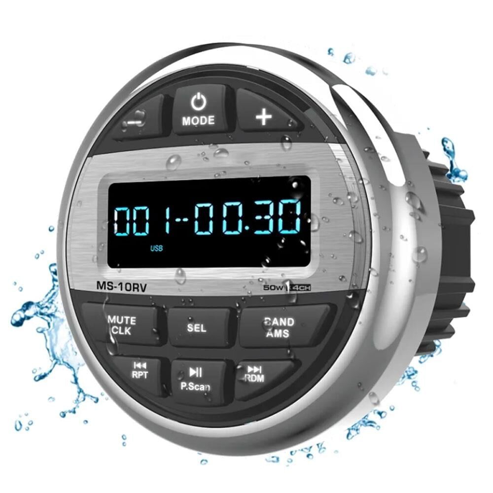 Yuvarlak USB Girişli Bluetoothlu Marine Teyp
