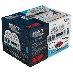 BOSS Audio Systems MCK632WB.6 USB, AUX Girişli Bluetoothlu Hoparlörlü Marin Teyp Seti
