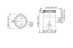 Seaflo Sintine Pompası 500 GPH 12V
