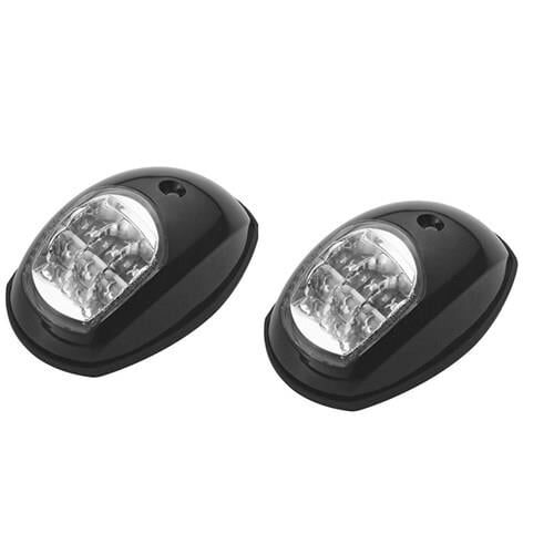 Led İskele + Sancak Feneri Plastik Siyah Takım 12V