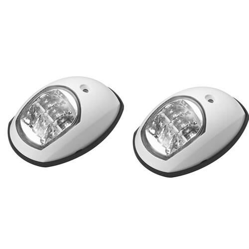 Led İskele + Sancak Feneri Plastik Beyaz Takım 12V