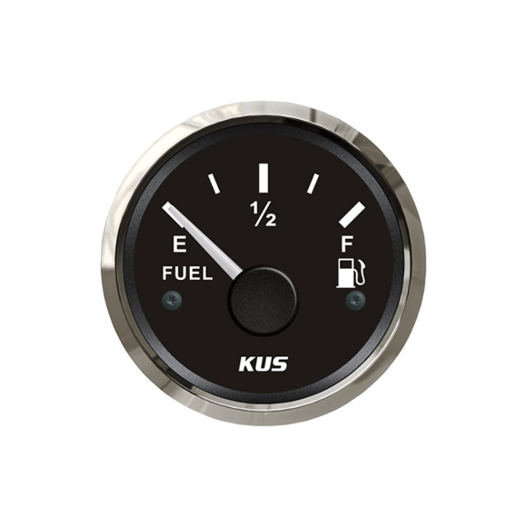 Kus Yakıt Göstergesi Siyah 0-190 ohm 12-24V 52 mm