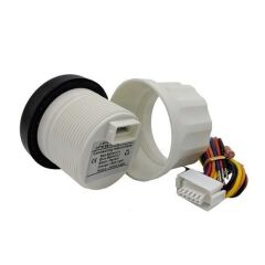 Kus Voltmetre Göstergesi Beyaz 24V 52 mm