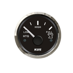 Kus Atık Su Göstergesi Siyah 240-33 ohm 12-24V 52 mm
