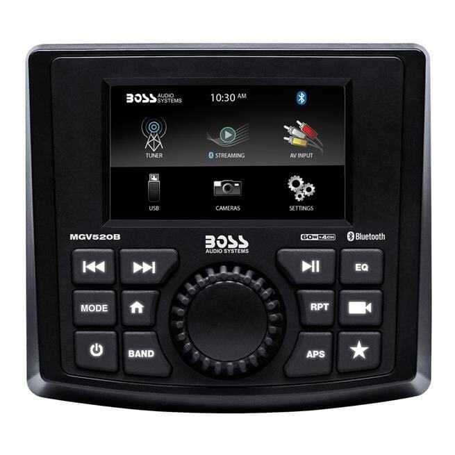 BOSS Audio Systems MGV520B USB, AUX Girişli Bluetoothlu Marin Teyp