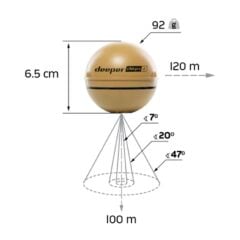 Deeper Smart Sonar CHIRP+2 GPS Balık Bulucu